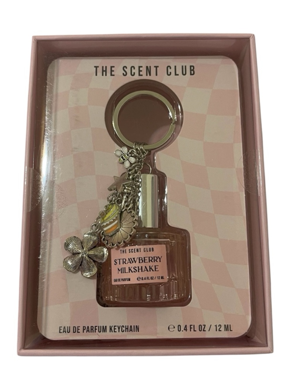 The Scent Club “Strawberry Milkshake” Keychain 0.4 oz - NWT**
